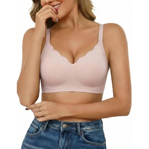 Avidlove Bras for Women No Underwire Seamless Bra Comfortble Bralette Full Coverage Everyday Bras(Dusty Rose)
