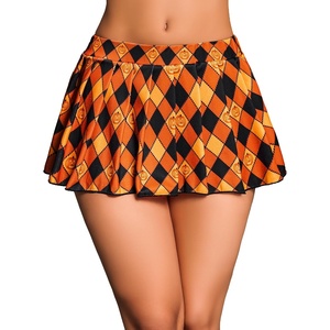 Avidlove Pleated Skirts for Women Y2k Mini Skirt Casual Short Skirts Micro Skirt XS-4XL(Halloween Costumes 1)