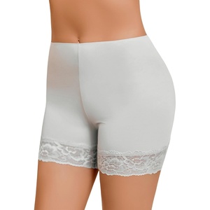 Avidlove Women’s Under Shorts for Dresses Seamless Anti Chafe Underwear Smooth Boyshorts Lace Slip Shorts for Women(Light Gray)