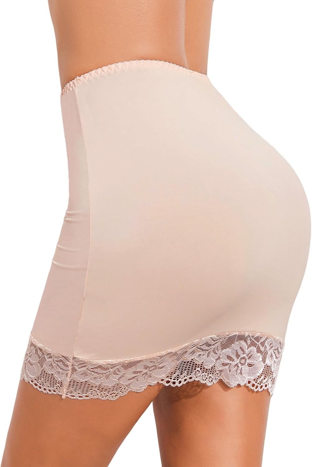 image:imageAvidlove Half Slips for Women Under Dress Non Cling Floral Lace Trim Above Knee Half SlipsChampagne