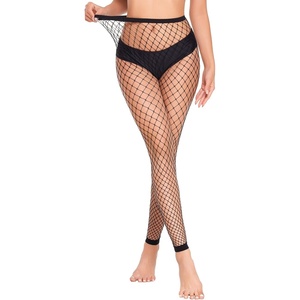 Avidlove Fishnet Stockings for Women Footless High Waist Fishnets Tight | Thigh High Stockings, Open Toe, High Stretch, Comfortable, Gothic Costume, Rave Outfits, for Cosplay, Halloween(Black-b2)